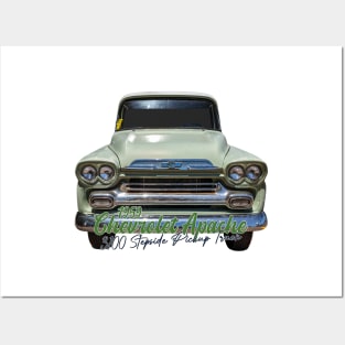 1959 Chevrolet Apache 3100 Stepside Pickup Truck Posters and Art